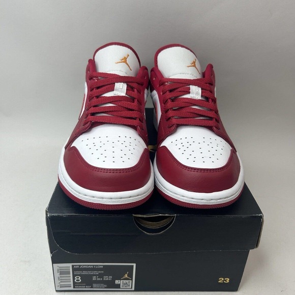 Nike Shoes Air Jordan 1 Retro Low “Cardinal Red” 2023 - Picture 2 of 8